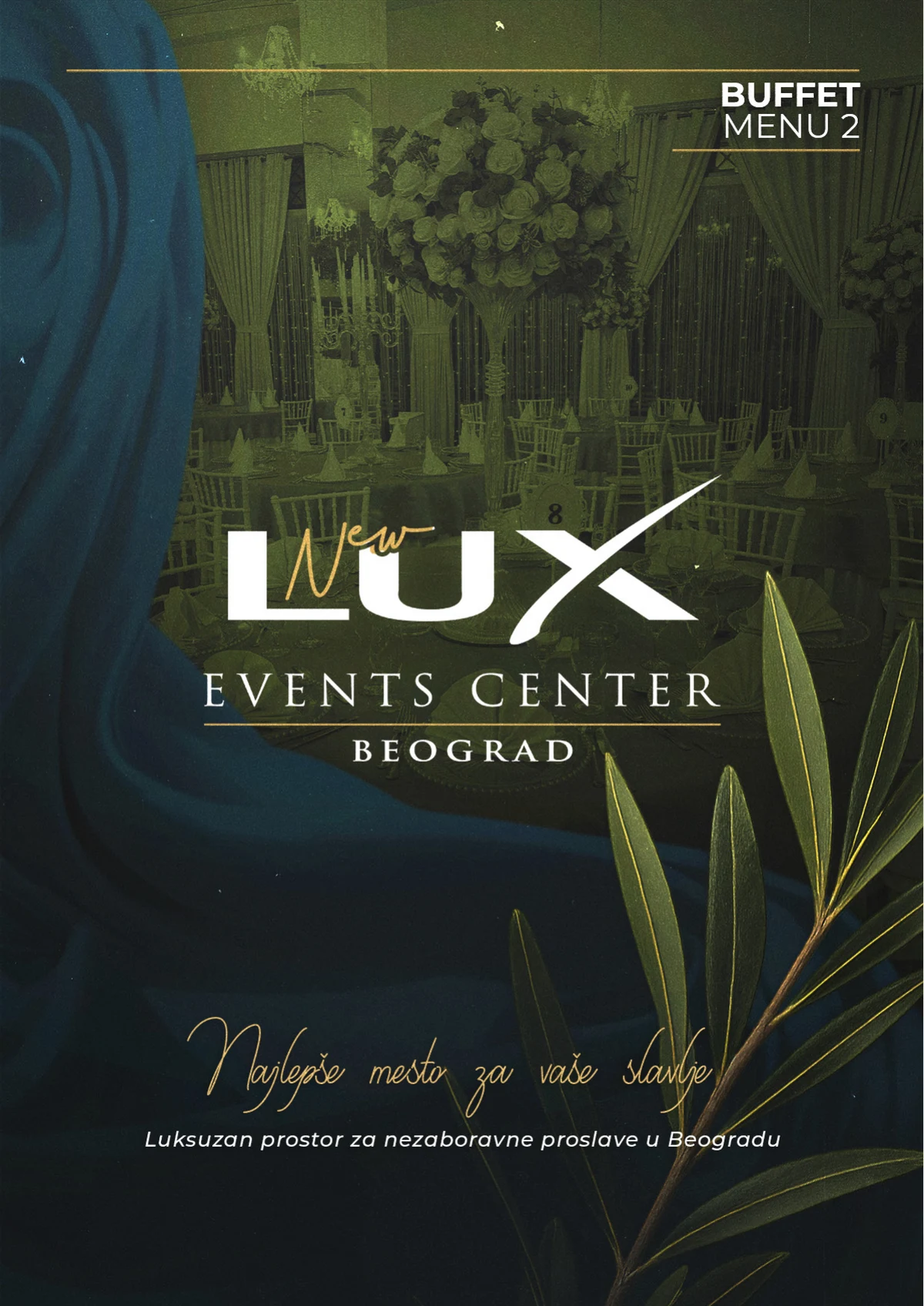 Naslovna strana: Buffet Menu 2 — New Lux Events Center