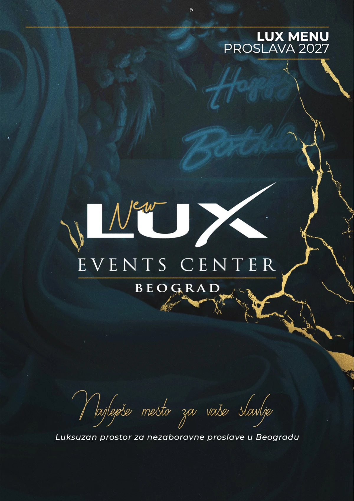 Naslovna strana: Lux Menu — New Lux Events Center